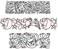 808 Combo Pantograph by Linda V. Taylor - Linda's Electric Quilters