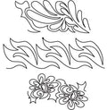 810 Combo Pantograph by Linda V. Taylor - Linda's Electric Quilters