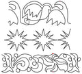 812 Combo Pantograph by Linda V. Taylor - Linda's Electric Quilters