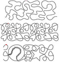 818 Combo Pantograph by Linda V. Taylor - Linda's Electric Quilters