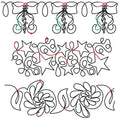 823 Combo Pantograph by Linda V. Taylor - Linda's Electric Quilters