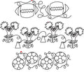 826 Combo Pantograph by Linda V. Taylor - Linda's Electric Quilters