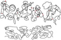 827 Combo Pantograph by Linda V. Taylor - Linda's Electric Quilters