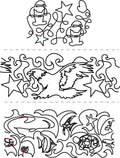 828 Combo Pantograph by Linda V. Taylor - Linda's Electric Quilters