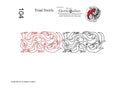 104 Triad Swirl Pantograph by Linda V. Taylor - Linda's Electric Quilters