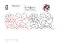 109 Flamingos Pantograph by Linda V. Taylor - Linda's Electric Quilters