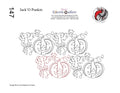 147 Jack O'Punkin Pantograph by Linda V. Taylor - Linda's Electric Quilters