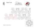 187 Heart Swirls Pantograph with Blocks by Linda V. Taylor - Linda's Electric Quilters