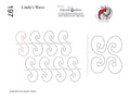 197 Linda's Wave Pantograph with Blocks by Linda V. Taylor - Linda's Electric Quilters