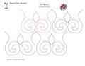 211 Snowflake Border Pantograph by Linda V. Taylor - Linda's Electric Quilters