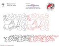 031 Mare & Foal/Touch Of Talon Pantograph by Linda V. Taylor - Linda's Electric Quilters