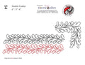 054 Double Feather Pantograph by Linda V. Taylor - Linda's Electric Quilters