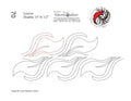 070 Leaves Pantograph by Linda V. Taylor - Linda's Electric Quilters