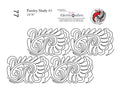 077 Paisley Study #1 Pantograph by Linda V. Taylor - Linda's Electric Quilters