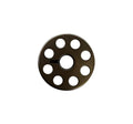 This high quality bobbin will fit all M size bobbin cases. (The bobbin measures exactly 1 inch across) For use on Gammill long arm Quilting Machines and many other longarm quilting machines. This heavy duty metal double capacity bobbin holds twice as much thread as standard sized bobbins.