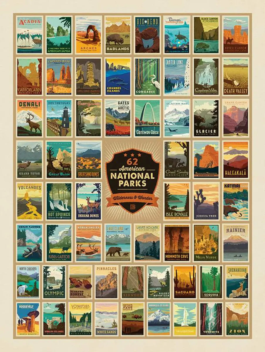 National Parks Wilderness Wonders Panel 54" x 72" Riley Blake Designs