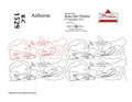 1529 Airborne Pantograph by Rose-Clair Fletcher - Linda's Electric Quilters