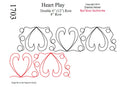 1703 Heart Play Combo Pantograph - Linda's Electric Quilters