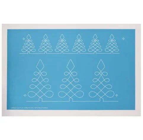 40022 Tree of Light Stencil 5 3/4" & 2 3/4" Sizes - Linda's Electric Quilters
