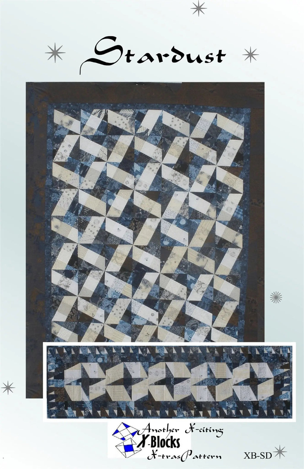 X-Block Stardust Pattern - Linda's Electric Quilters