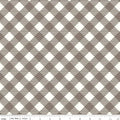 Brown Pebble Bee Ginghams Wideback Fabric Per Yard Riley Blake Designs