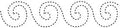 1949 Wave Border 3"x14" Stencil - Linda's Electric Quilters