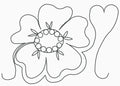 Flowers and Hearts Digital E2E - Linda's Electric Quilters