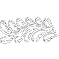 Feather in Feather Digital E2E - Linda's Electric Quilters