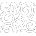 Point and Curls E2E - Linda's Electric Quilters