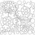 Scalloped Feather 2 E2E - Linda's Electric Quilters