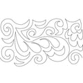 Simple Feather Meandering Digital E2E - Linda's Electric Quilters