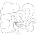 Blowing Wind Block - Linda's Electric Quilters