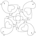 Chicks and Eggs Block - Linda's Electric Quilters