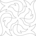 Flames of Passion Block - Linda's Electric Quilters