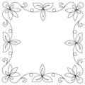 Floral Frame 6 Block - Linda's Electric Quilters
