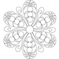 Hawaiian Fleather 6 Petal Block - Linda's Electric Quilters
