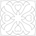 Hearts of Tulips Block - Linda's Electric Quilters