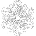 Leafy Fleather 6 Petal Block - Linda's Electric Quilters