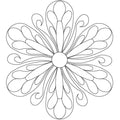 Long Feather Feather 6 Petal Block - Linda's Electric Quilters