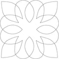 Merry Widow Drop Block - Linda's Electric Quilters