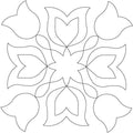 Tulip Fancy Block - Linda's Electric Quilters