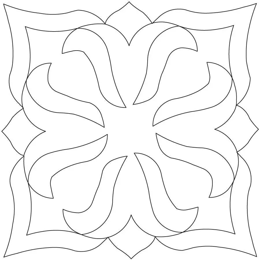 Twilight Tulips Block - Linda's Electric Quilters