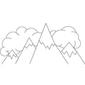 Mountain Border - Linda's Electric Quilters
