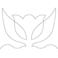 Tulip Garden Border - Linda's Electric Quilters
