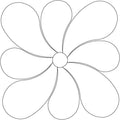 Scalloped Curved Corner - Linda's Electric Quilters