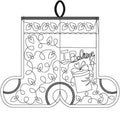 Gift Stocking Name Tag - Linda's Electric Quilters