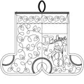 Snowman Stocking Name Tag - Linda's Electric Quilters
