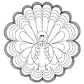 Simple Turkey Placemat - Linda's Electric Quilters