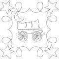 Western Night Wagon Block - Linda's Electric Quilters