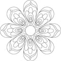 Peacock Fleather 8 Petal Block - Linda's Electric Quilters